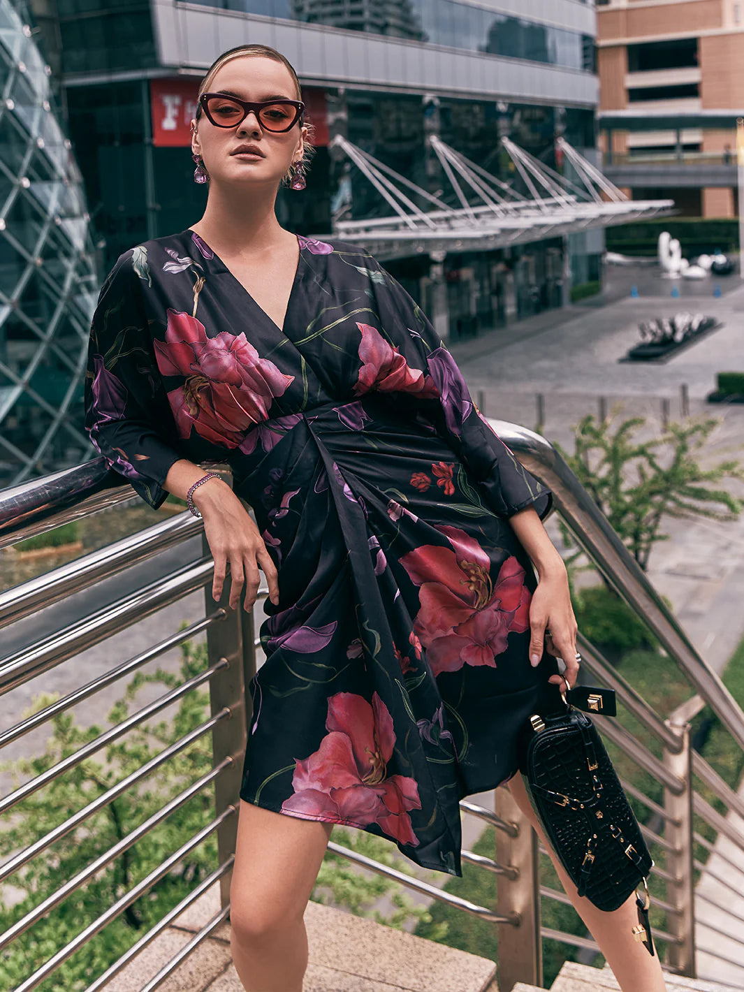 Flattering silhouette dress