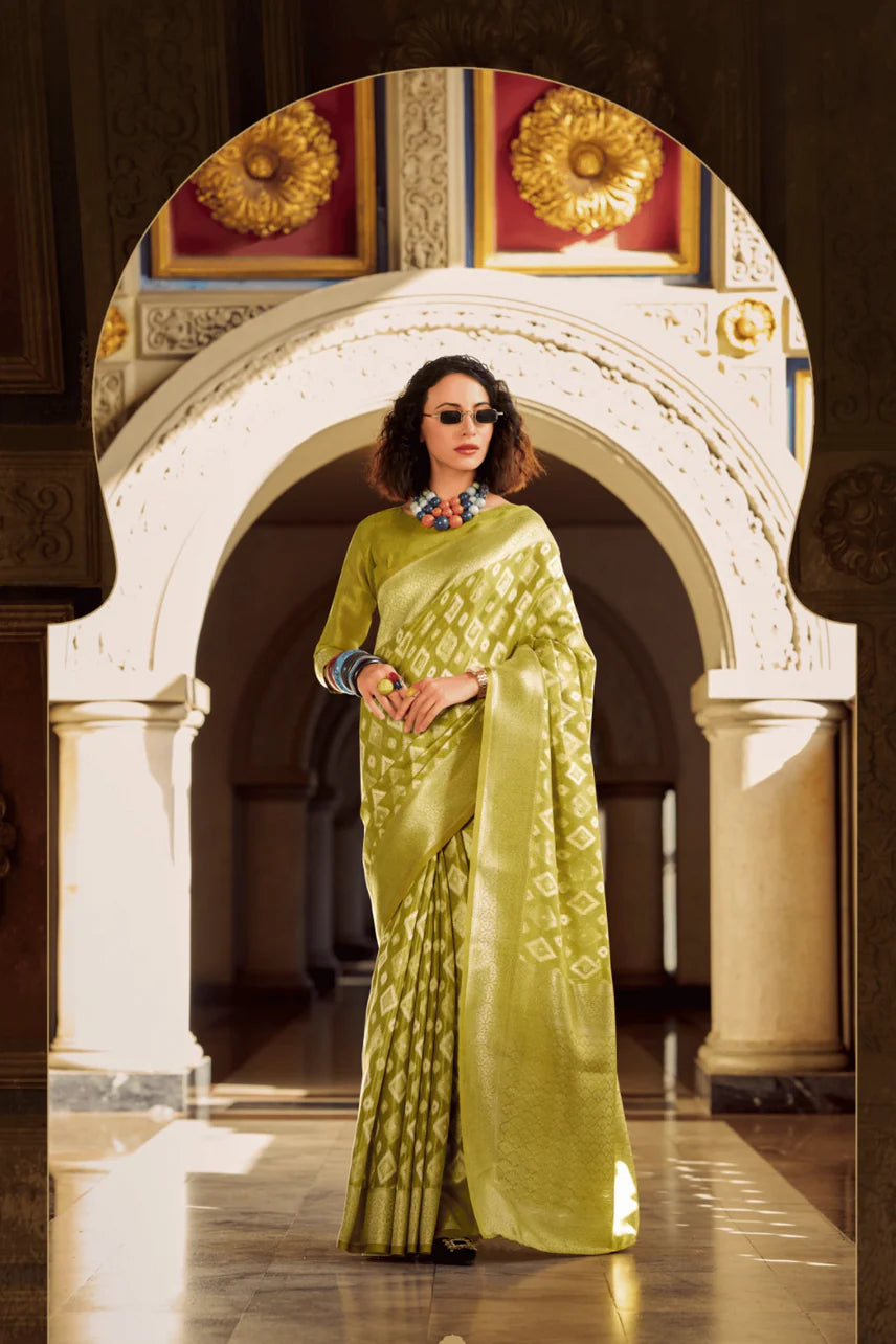 block print saree