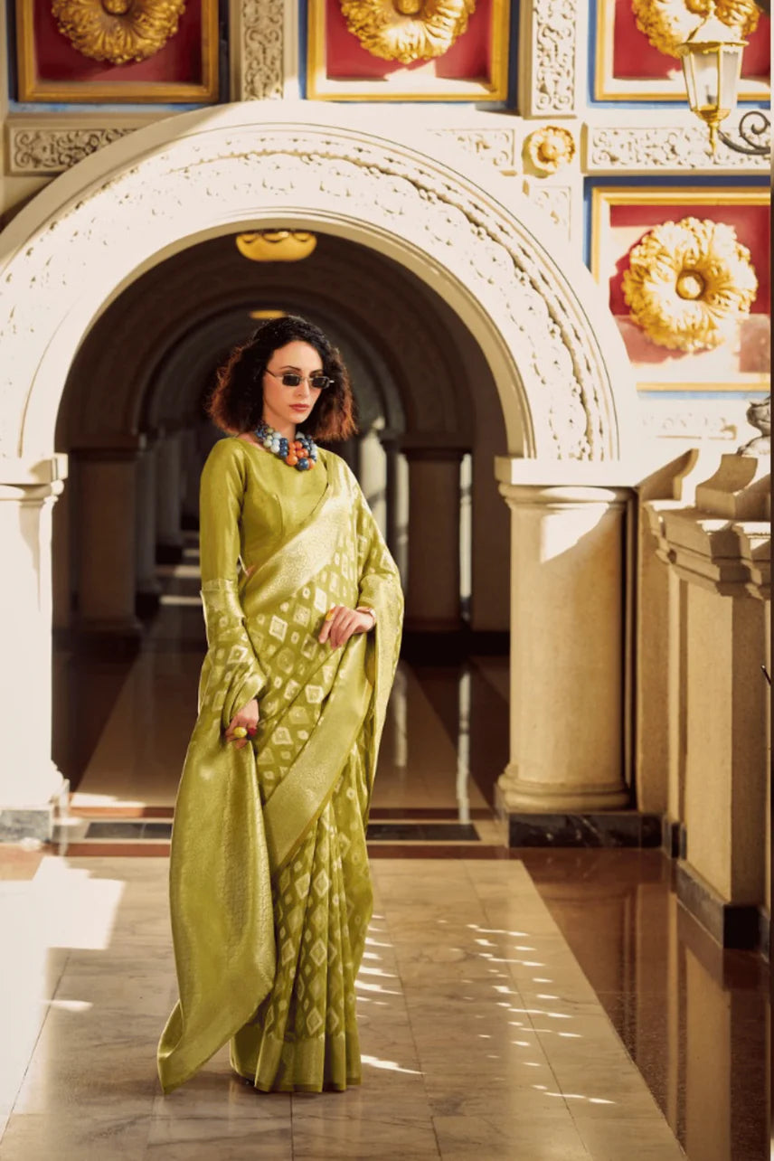 pre-pleated saree