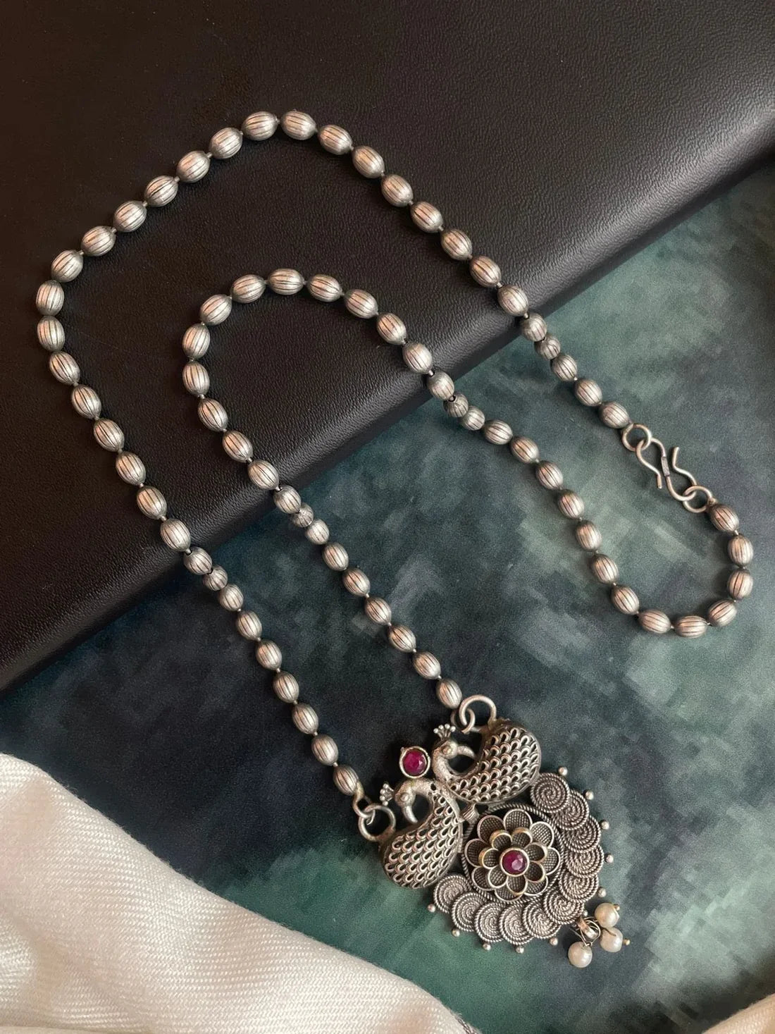 Antique Oxidized Choker Set