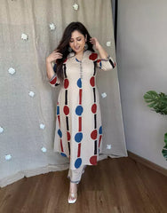 Ajrakh cotton kurta with pants