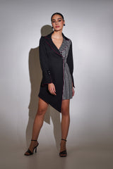 blazer style mini dress