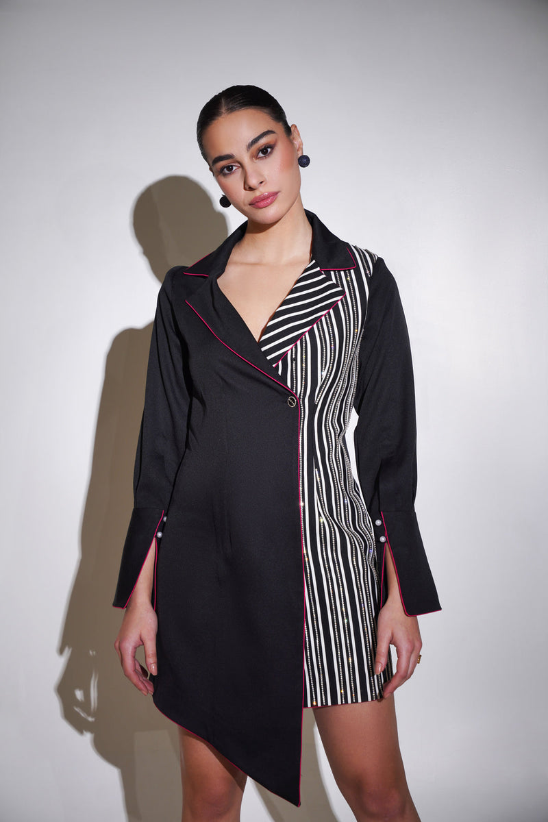Akira Black Blazer Dress