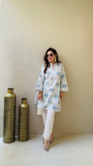 printed linen co-ord set