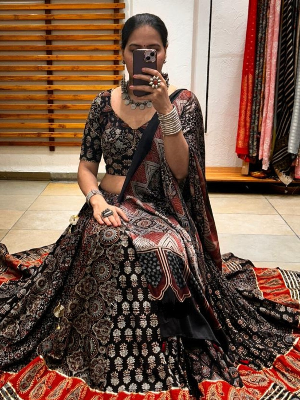 Atrangi Raas Women’s Crop Top Skirt Navratri Outfit