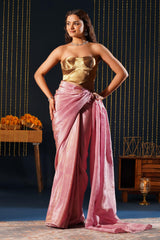 Aurelian Golden Corset Blouse