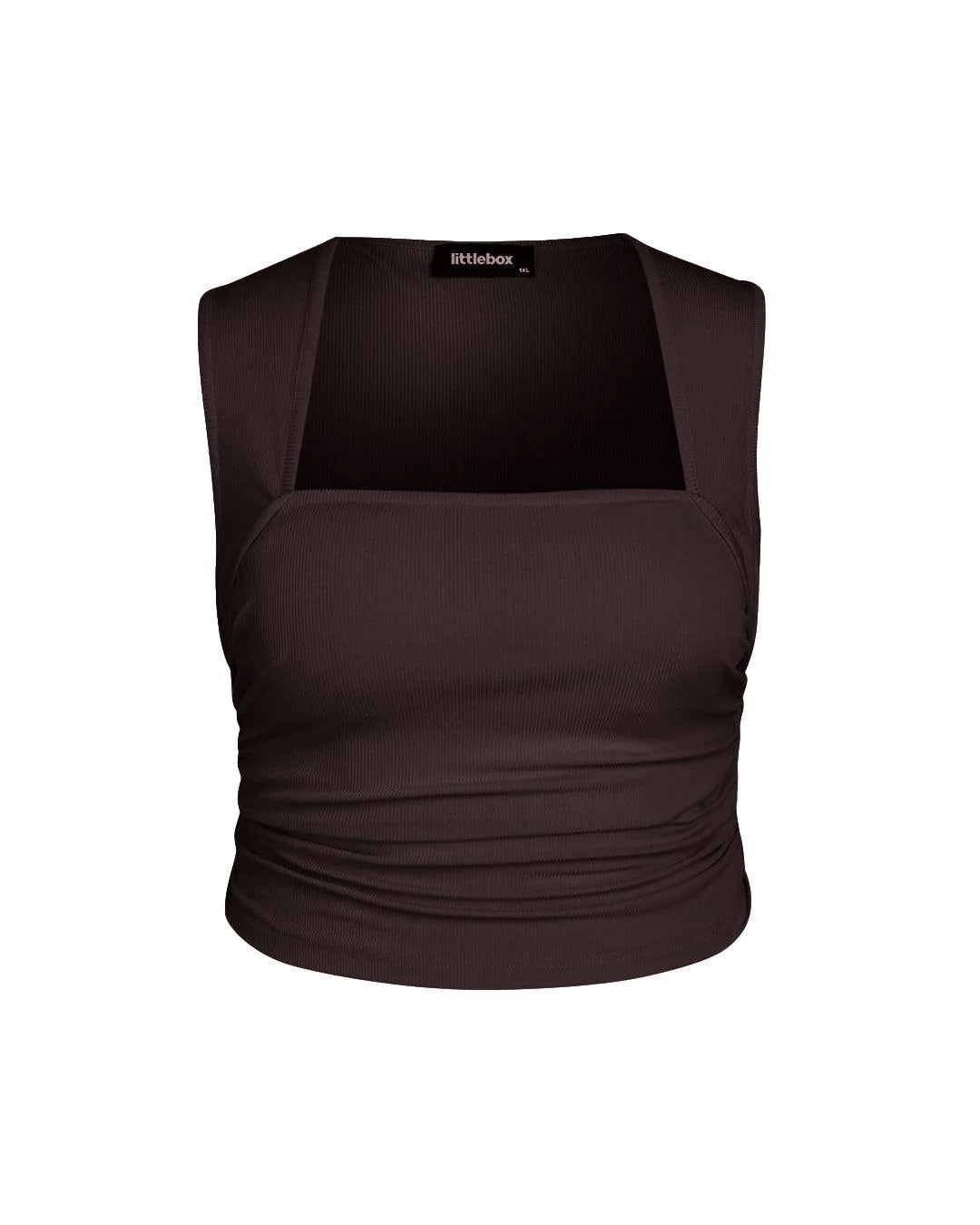 Brown crop top