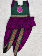Paithani dress for girls