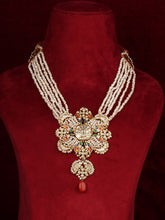 Basra Navratna Pearl Mishr Necklace