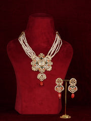 Basra Navratna Pearl Mishr Necklace – MR-S901N