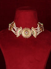 Real Pearls Gold Mishr Necklace Set MR-S852M
