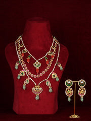 Basra Edit: Real Pearls Mishr Necklace Set MR-S865M