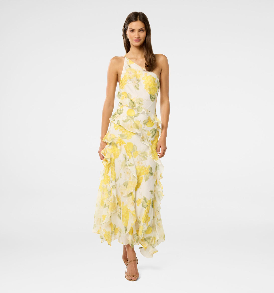formal linen blend gown