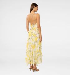 one shoulder evening gown