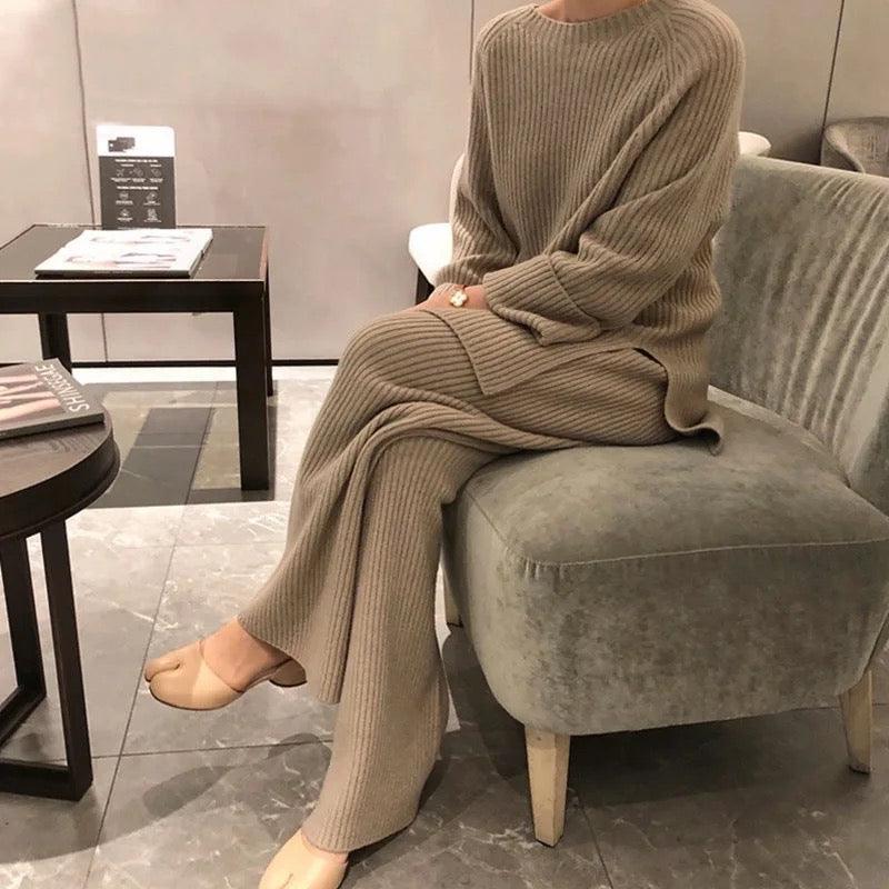 Soft wool blend set