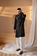 Chikan embroidery kurta men