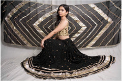 golden black aura set