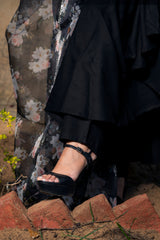 rayon anarkali kurta set for women