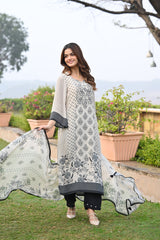 Cotton silk pants for women