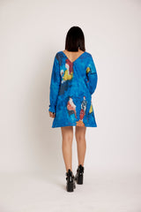 Relaxed fit cotton dress
