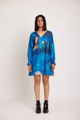 Blue Greek Island Dress