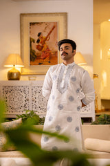 Resham embroidery kurta