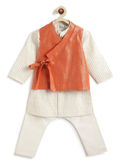 Boys Little Jugnu 3 Pc Bundi Set