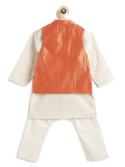 Boys Little Jugnu 3 Pc Bundi Set