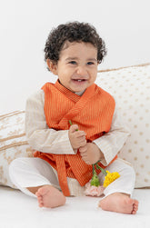 Boys Little Jugnu 3 Pc Bundi Set
