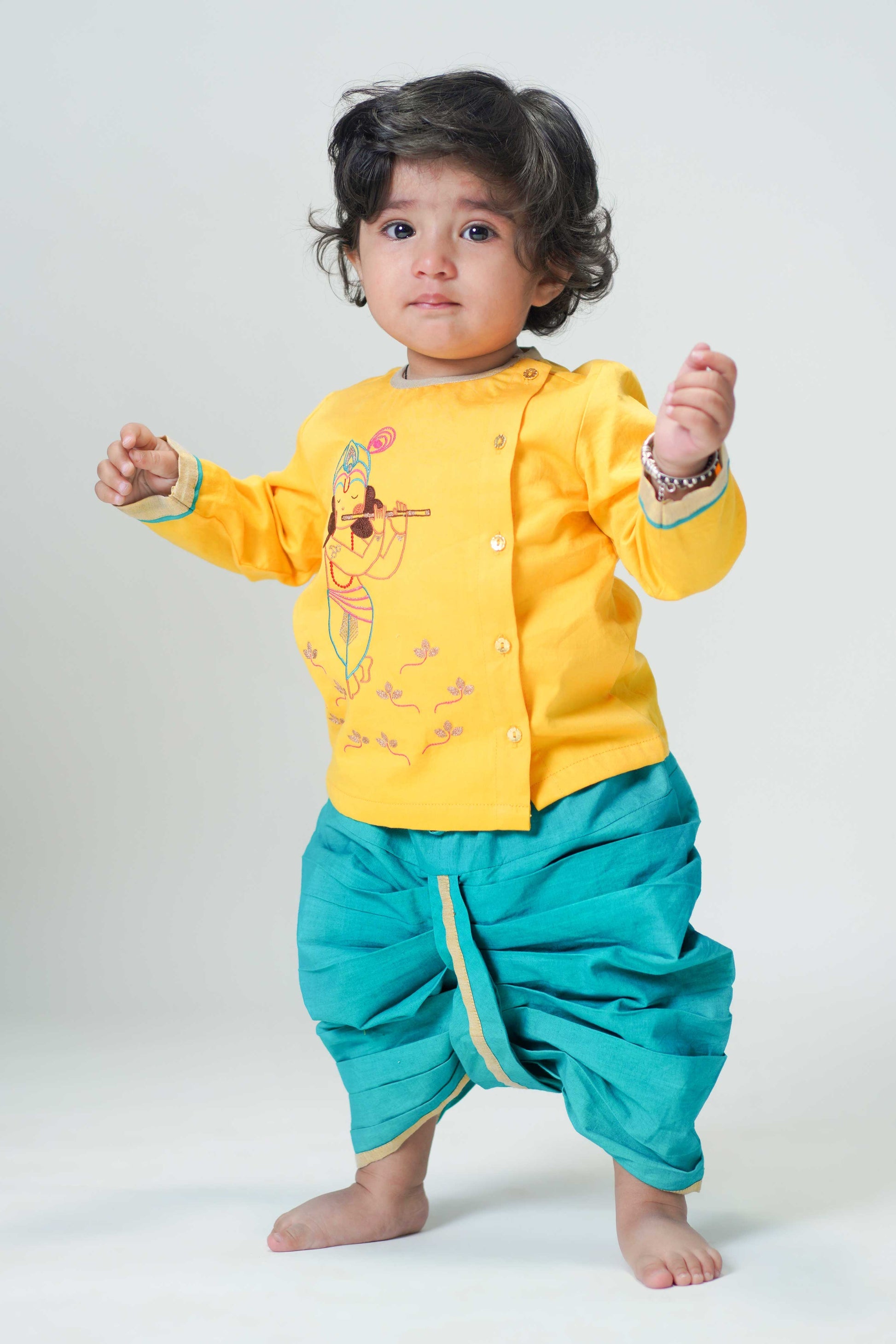 Baby Boy Krishna Dhoti Set