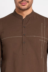 Men's casual cotton kurta