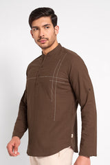 Solid color ethnic wear