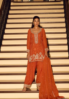 SAYURI DESIGNER KANCHAN CHINNON SILK SUIT