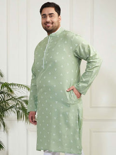 Shahanshah Grey Cotton Kurta