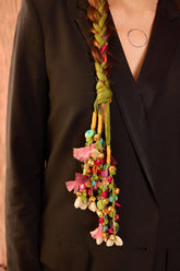 Ceramic beads cotton threads Fiza Parandi