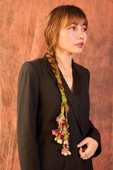 Ceramic beads cotton threads Fiza Parandi