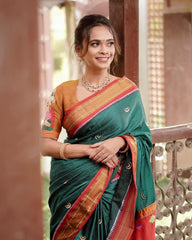 chandrakor motif saree