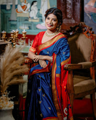 Traditional Khan Paithani saree