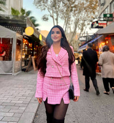 Chloey Luxe Tweed 2 Pc Set of Jacket and Skirt