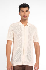 Relaxed fit cotton shirt