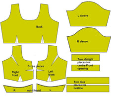 Custom Women's Blouse Stitching