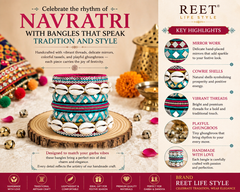 Gujarati Zanzhar Festive Bangle & Bracelet Set