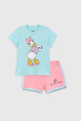 Disney girls shorts outfit