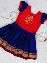 Lakda Devbappa Khun Baby Girl Frock