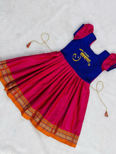Lakda Devbappa Khun Baby Girl Frock