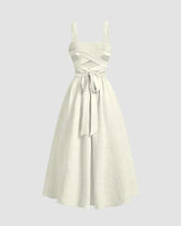 Off-White Backless Criss-Cross Dress