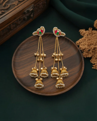 Saba Premium Kashmiri Brass Lookalike Earrings – By Reet Lifestyle