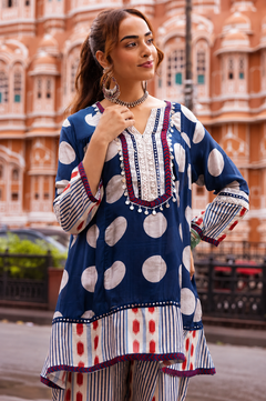 Blue Bazaar A-Line Farshi Set