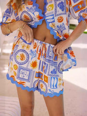 Erick Summer Printed Coord Set – Cotton Poly