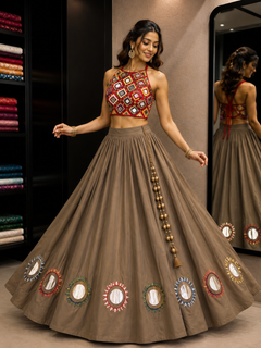 Premium Shisha Work Sleeveless Halter Blouse